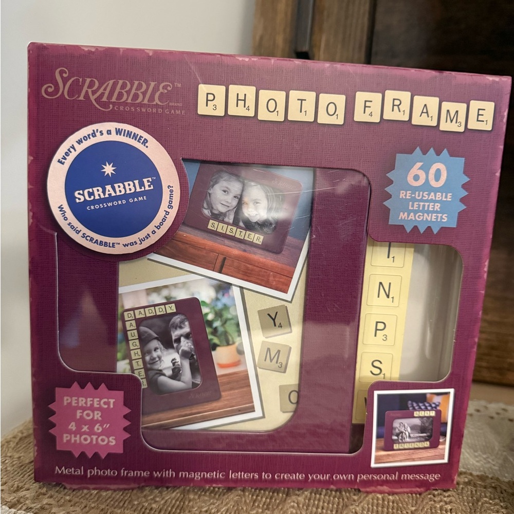 Scrabble Picture Frame